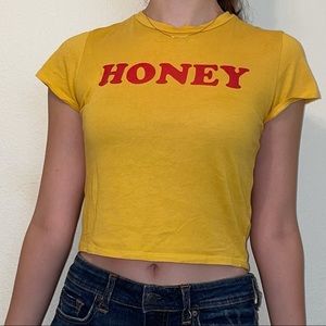 Honey Graphic Short Sleeve Baby Tee